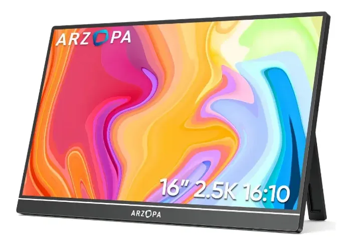 Monitor Portátil Arzopa Z1RC 16 2.5k QHD IPS 60hz USBC HDMI