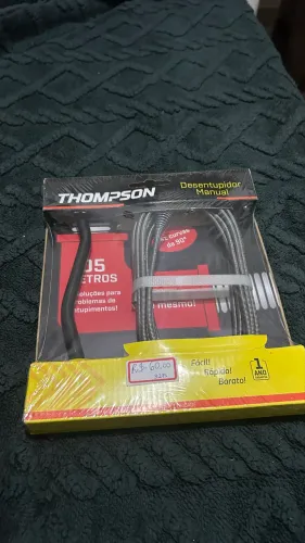 Desentupidor Manual de Mola Thompson de 5 metros