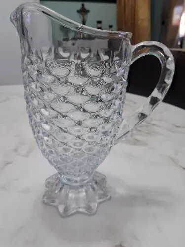 Jarra de vidro(estilo escama)