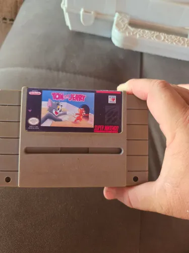 Cartucho super Nintendo tom e Jerry paralela