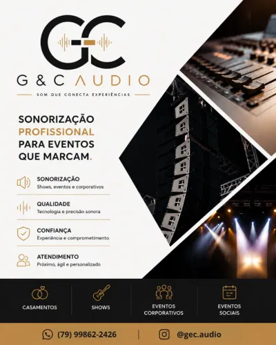 G&C Audio - Aluguel de som