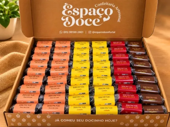 BROWNIES RECHEADOS E BRIGADEIROS ARTESANAIS PARA REVENDA