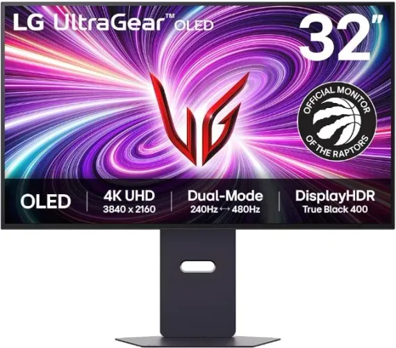 Monitor LG OLED UltraGear? Dual Mode 32GS95UV-B 32 480Hz FHD, 240Hz 4K, 0.03ms (GtG)