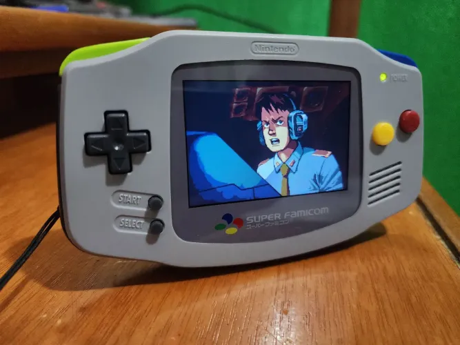 Game boy advance top tela ips estado de novo