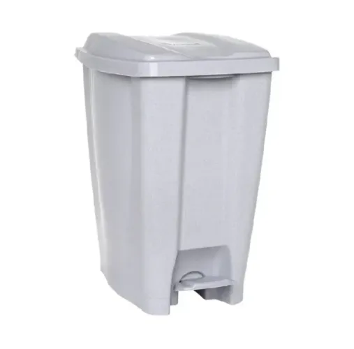 Lixeira 50 Litros Com Pedal - Cor branca