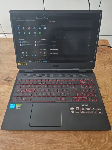 Acer Nitro 5 | RTX 3050 | Intel I5 12ª | 16 Gb | SSD NVME 512 Gb | Estado de Novo |