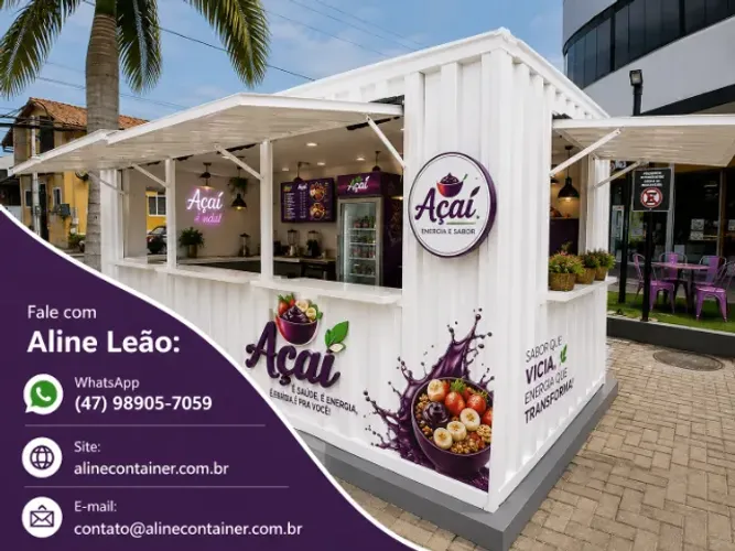 Container Personalizado para Açaí 6m