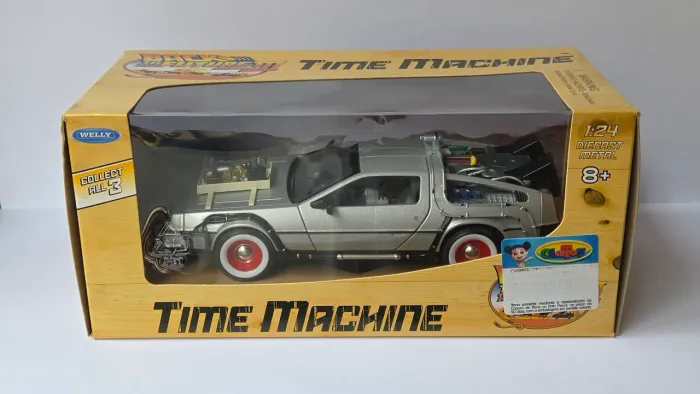 Welly 1:24 Delorean De Volta Para O Futuro 3 Time Machine