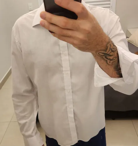 Camisa social Linho Branca