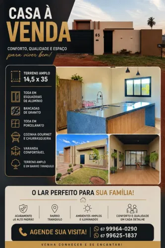 Casa a venda Sidrolandia