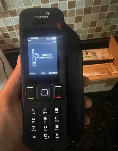 Telefone via satélite inmarsat isatphone 2