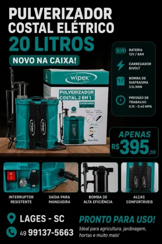 A venda pulverizador costal eletrico 