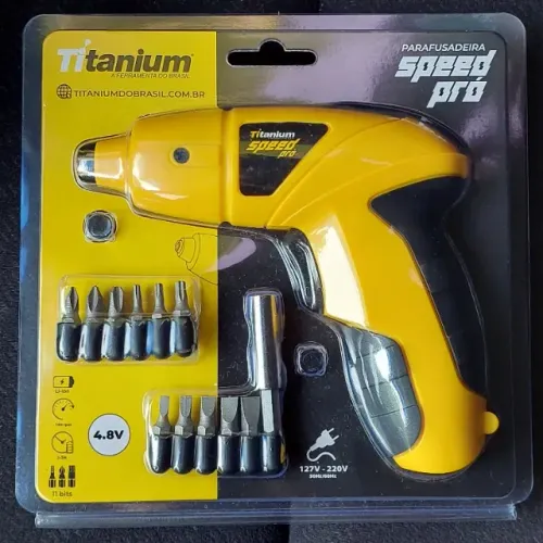 Parafusadeira Speed Pro Titanium 4.8V Nova Lacrada na Caixa