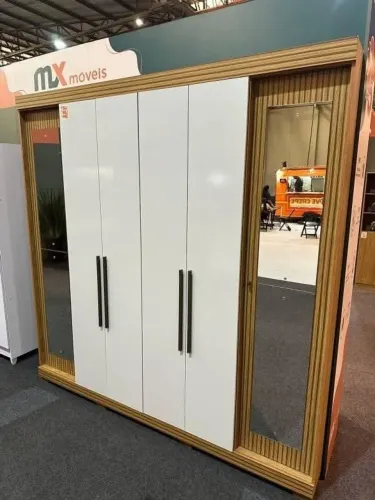 Guarda Roupa Casal 6 Portas com Espelho 2 Gavetas (Novo) Entrega Grátis!