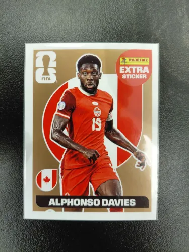 Figurinha Extra Sticker Alphonso Davies - Copa 2026 - Legend