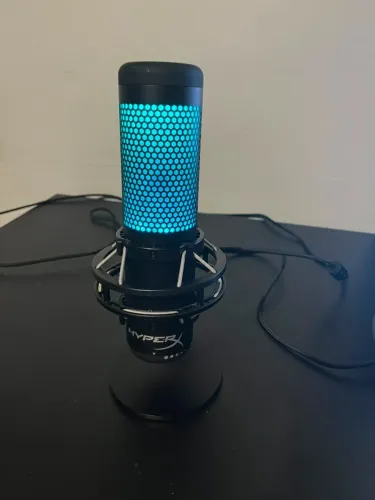 Microfone Gamer Hyperx Quadcast S Rgb Condensador Usado (Usado)
