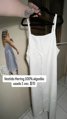 Vestido Hering branco