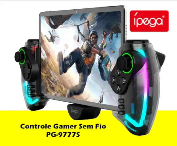 Controle Gamer Celular Usb-c Tablet Android Ios Função Turbo
