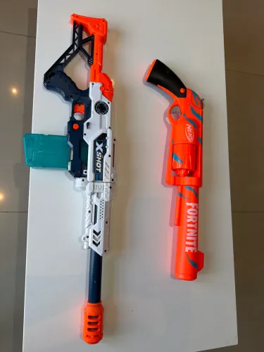Lançador Nerf Fortnite 6-SHOT (kit duas)