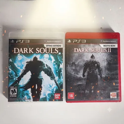 Pacote Dark Souls 1 + Dark Souls 2 - PS3 - Mídia Física Original