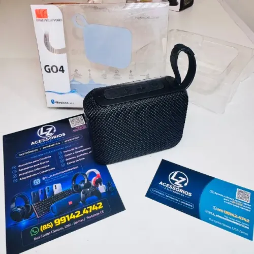 Caixinha de Som GO 4 - Bluetooth - USB e Rádio FM