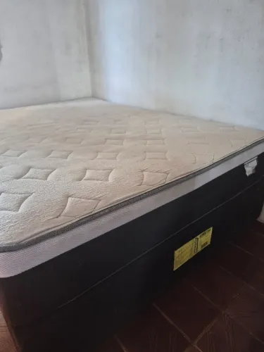 Cama box casal + colchão