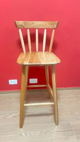 Banco Alto Skand - Tok&Stok | Madeira | R$ 250