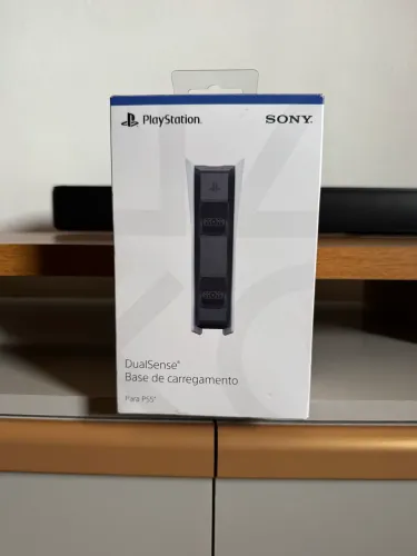 Base de Carregamento PlayStation DualSense para 2 Controles - Branco