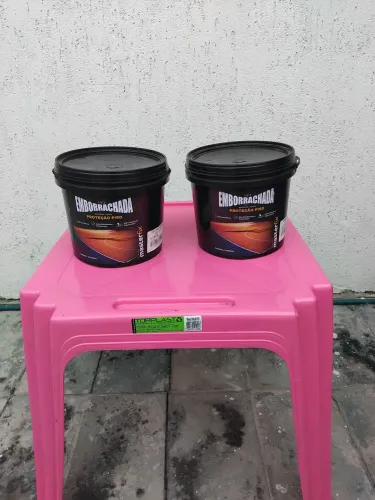 TINTA Masterfix Emborrachada proteção piso e outras cor branco 4kg 