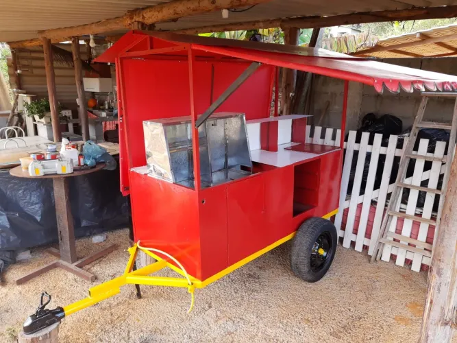 Carrinho de hot dog 