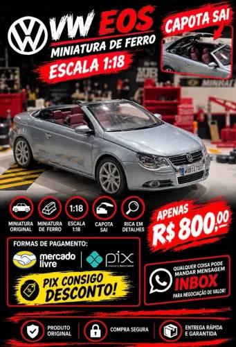 Miniatura vw eos 1:18