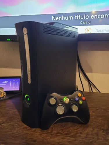 Xbox 360 Elite Jasper Completo Desbloqueado C/Vários Jogos