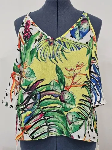Blusa Fem.Estampada Damyller Nova c etiqueta G