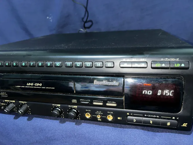 Aparelho Laser Disc E Karaoke Pioneer Cld-k22g Ler O Anuncio