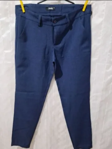 Calça feminina social azul marinho 