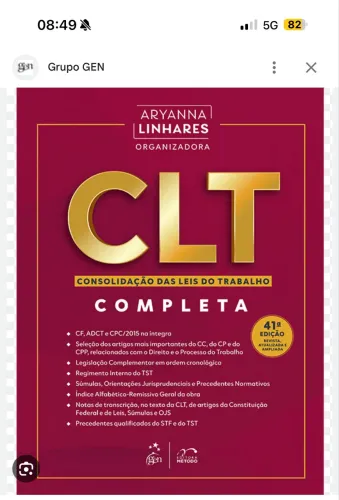 Clt livro