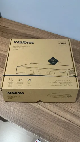 Gateway de Voz IP Intelbras GW 208 S - 8 Portas FXS - SIP