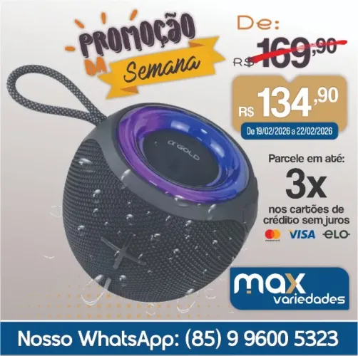 Caixa de som bluetooth ?'GOLD SM-21