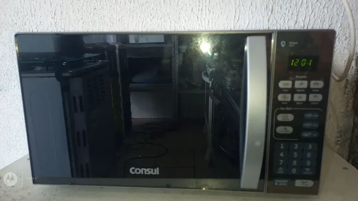 Microondas Consul está funcionando perfeitamente