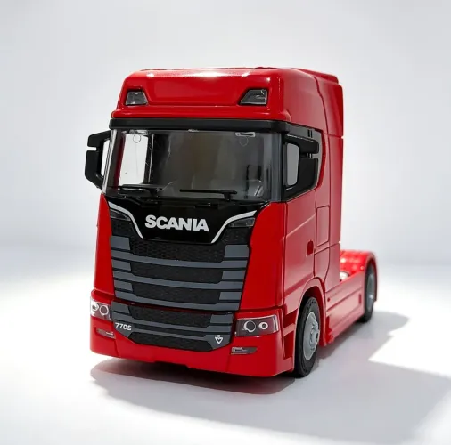 Miniatura Caminhão Scania 770S-V8 Carro de Ferro Metal Escala 1/50