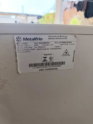 Freezer horizontal Metalfrio