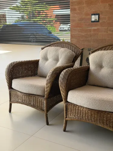 Poltronas de palha