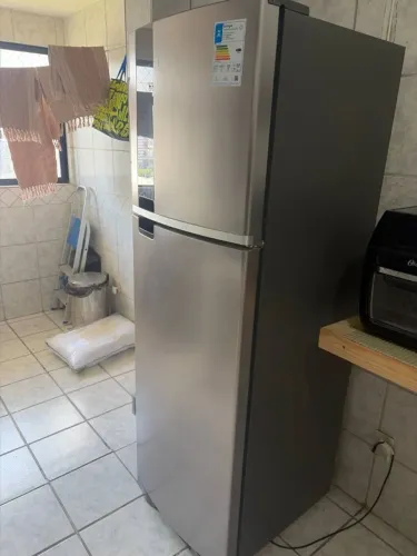 Geladeira Brastemp Frost Free Duplex 400L Inox - Freeze Control - BRM54JK - 220V