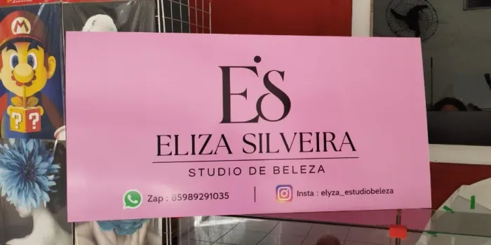 Placa para fachada de loja