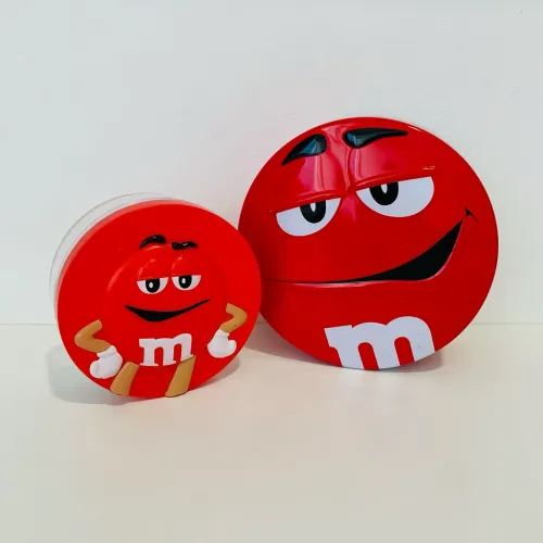 2 Dispensers M&Ms Original MeMs MMs