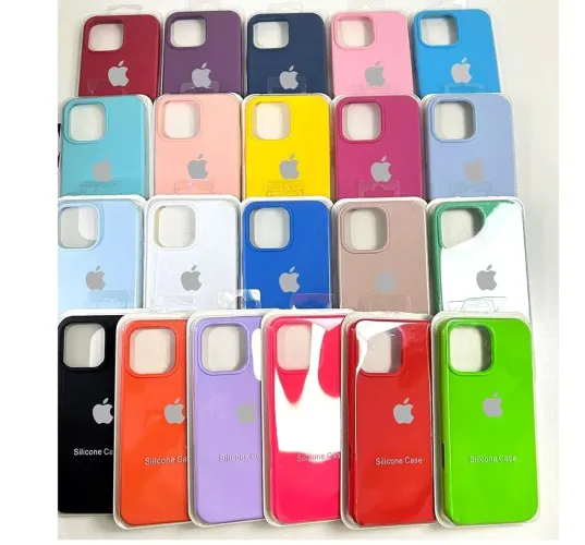 Capa Case iPhone 15 Pro Max Emborrachada Aveludada  Modelo Original