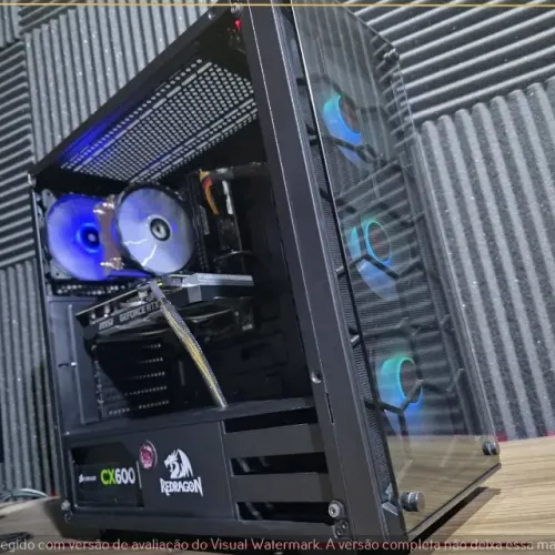 PC Gamer Intel i5 10400 RTX 2060 6GB 16GB DDR4 2400 SSD 480GB H410M