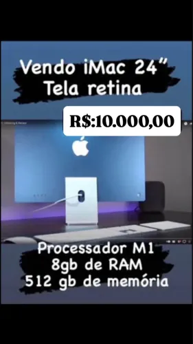 Vendo iMac 24" Tela retina