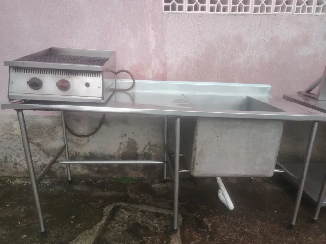 Conjunto Bancadas de inox