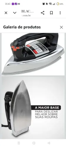 Ferro de passar Black&Decker the classic